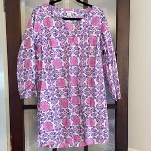 Floral Pink and Purple Women's Top